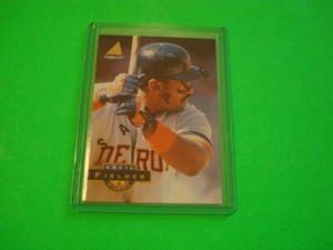 CECIL FIELDER (DETROIT TIGERS) 1994 PINNACLE SAMPLE CARD #10