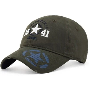 Cappello Jeep Star 1941 imitazione strapback baseball donna uomo berretto logo ricamato - Foto 1 di 9