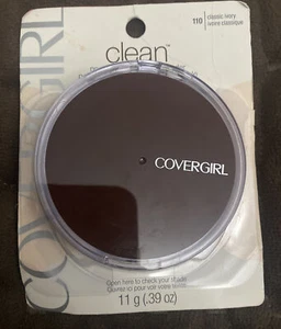 CoverGirl Clean Pressed Powder Normal Skin Classic Ivory # 110 ORIGINAL FORMULA - Picture 1 of 5