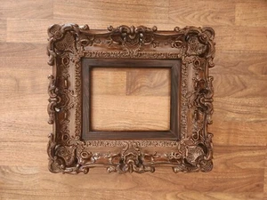 8.5x11 Vintage Picture Frame, Baroque Frame, Ornate Frame, Fancy Photo Frame - Picture 1 of 6