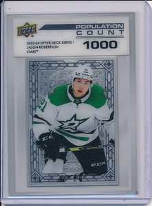 2023-24 Upper Deck Series 1 Population Count 1000 Jason Robertson