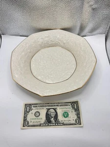 Placa de ajuste vintage LENOX China 10" 24K diseño floral hecha en EE. UU. - Imagen 1 de 5
