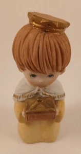 Homco Ceramic Wise Man Kneeling Figurine with Gift - Picture 1 of 7