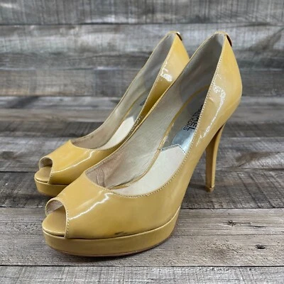 Michael Kors 舒适懒人露趾高跟鞋女式 6.5 米 — 第 1/4 张图片