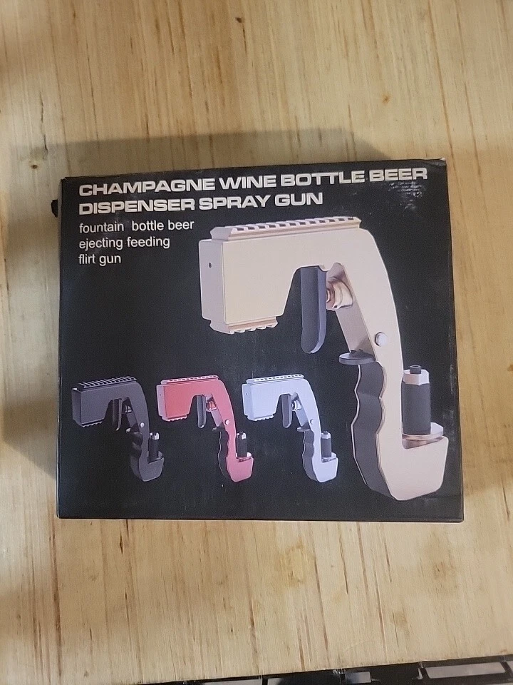 Диспенсер для винных пивных бутылок Champange пистолет-распылитель черный - Изображение 1 из 1