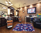 3D Men's Head Pattern RAII104 Barber Shop Mat Elegant Photo Carpet Rug Sinsin