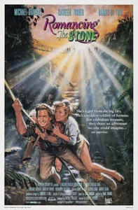 ROMANCING THE STONE original 1984 ROLLED one sheet movie poster KATHLEEN TURNER - Picture 1 of 1