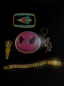 Lote de joyas La noche antes de Navidad, hebilla Turquoice Inaley, porta cigarrillos - Imagen 1 de 7
