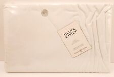 Atelier Martex Solid White NEW Vintage Old Stock Twin Flat Sheet FREE SHIPPING 