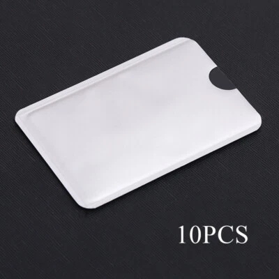 120pcs Credit Card Protector Secure Sleeves RFID Blocking ID Holder Case  о - Image 1 of 4