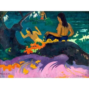 Paul Gauguin, Fatata te Miti, 1892, 100% Cotton Art Paper, 38" x 50" - Picture 1 of 10