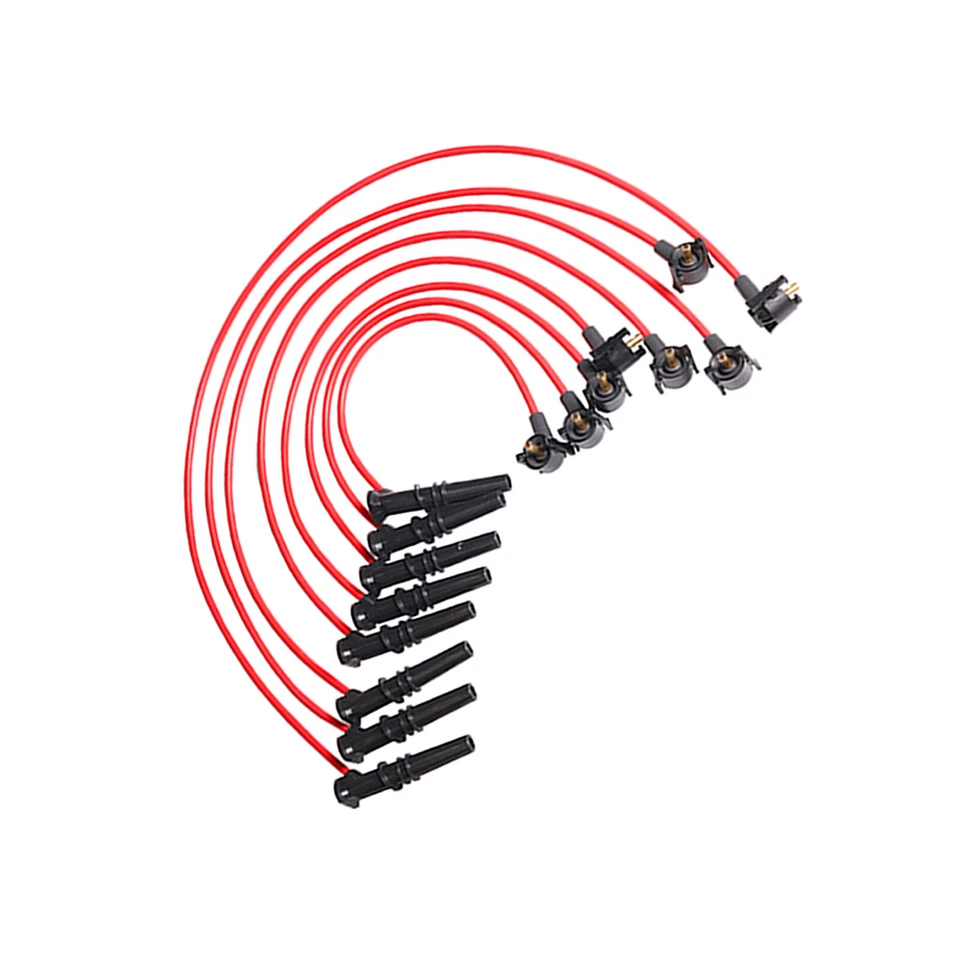 Spark Plug Wire Set compatible with Ford 1996-1999 Crown Victoria F-250 F-150 - Image 1 of 1