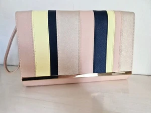 Ben de Lisi striped clutch bag, used once - Picture 1 of 6
