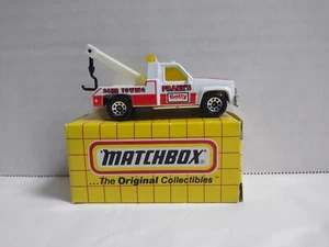 1996 Matchbox GMC WRECKER MB21 Frank's Getty 24 HR Towing - Picture 1 of 5