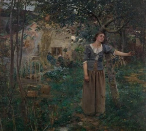 Joan of Arc 1879, Jules Bastien Lepage, Wall Decor Art Print Poster 11" x 14" - Picture 1 of 1