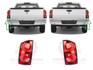 NEW FOR DODGE RAM 2006-2008 REAR TAIL LIGHT LAMP PAIR SET - Picture 1 of 2