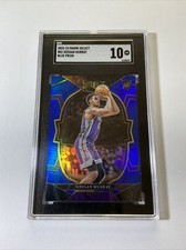 Keegan Murray 2022-23 Panini Select Concourse Blue Prizm RC #81 SGC GEM MINT 10