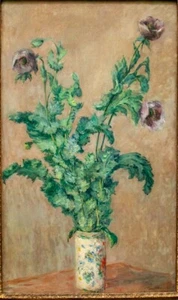 Ölgemälde Repro Claude Monet: Lila Mohnblumen - Bild 1 von 1