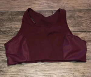 NEW MAROON COREIO WIREFREE ATHLETIC BRA SIZE LARGE - Picture 1 of 4
