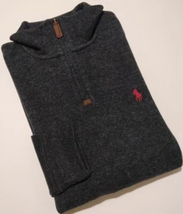 Saltador cuello con cremallera Ralph Lauren Henley 1/4 MARGA NEGRA - Imagen 1 de 9