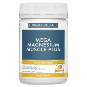 Ethical Nutrients Mega Magnesium Muscle Plus 135g Support Muscle Strength - Picture 1 of 1