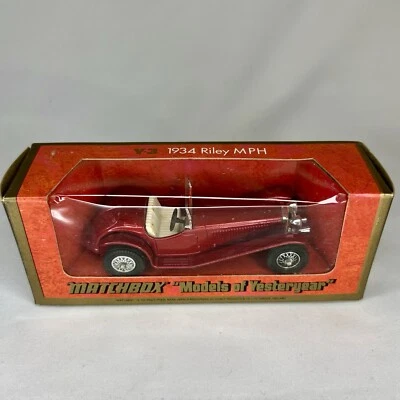 Vintage Matchbox Models of Yesteryear Y-3 34’ Riley MPH 1:35 w/ Original Box - Image 1 of 4