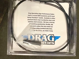 Drag Specialties - 4340500B - Black Vinyl Idle Cable, 33 1/2in. - Picture 1 of 3