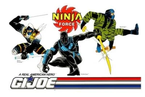 GI Joe Un Vero Eroe Americano 1993 Promo POSTER Snake-Eyes Storm Shadow Nunchuk - Foto 1 di 1