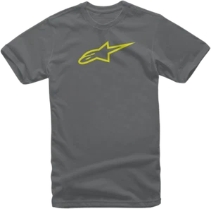 Alpinestars Ageless T-Shirts 10327203018552X Charcoal/Hi Vis Yellow 2X-Large - Picture 1 of 1