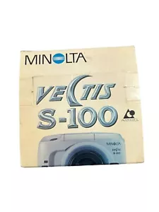 MINOLTA VECTIS S-100 SLR IX-DATE APS CAMERA WITH 28-56MM LENS, - Picture 1 of 6