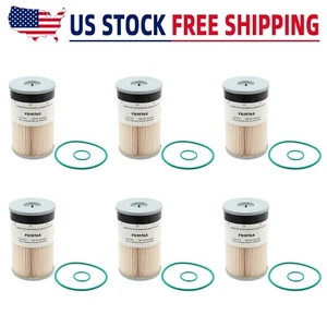 6Pcs FS19765 FS19763 Fuel Water Separator Filters Fit For Cummins ISX Paccar MX - Picture 1 of 7
