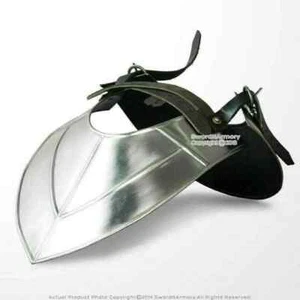 Medieval Larp Warrior Gothic Pair Of Pauldrons Armor Shoulder Made From 18 Gauge - Picture 1 of 4