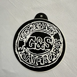 Gordon Smith Skateboards G&S Vintage 80er Hang Tag AUFKLEBER Scribble schwarz - Bild 1 von 19