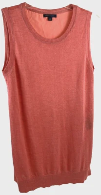 tommy hilfiger женщин длинный свитер без рукавов, платье размер M коралл - Изображение 1 из 4