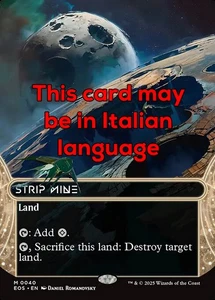 MTG STRIP MINE 40 EXC - MINIERA A CIELO APERTO - EOS IT - MAGIC - Picture 1 of 1