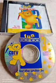 1991 COMMODORE AMIGA CDTV FUN SCHOOL 3 CD DISC VIDEO GAME