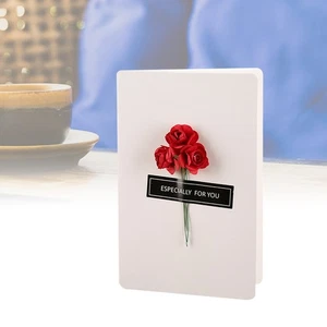 Creative Handmade Greeting Small Fresh Dried Flower Invitation Birthday Party - Picture 1 of 12