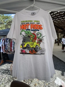 Vintage Ed "Big Daddy" Roth RAT FINK - SEX WAS SAFE XL TSHIRT - Bild 1 von 3