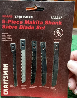 Sears Craftsman 5 Piece Makita Shank Saber Blade Set 928847 - Image 1 of 4