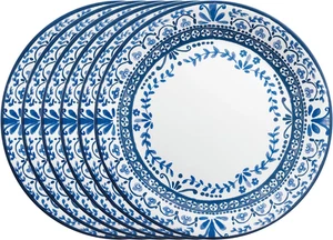 Corelle Vitrelle Set 6 PEZZI Piatti Triplo Strato Vetro e Antischeggiature - Foto 1 di 12