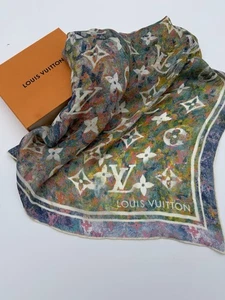 Louis Vuitton Seiden Monogramm Richard Prince Aquarelle Aquarell Schal Selten - Bild 1 von 8