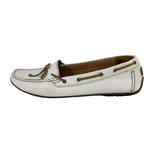 Auténticos zapatos para mujer Clarks - de cuero blanco beige - Imagen 1 de 8