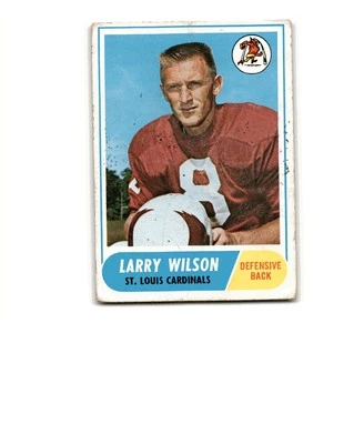 1968 Topps #164 Larry Wilson - Image 1 of 2