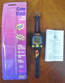 Nelsonic DONKEY KONG Game Watch, Manual & Box Vintage Nintendo MINT Condition