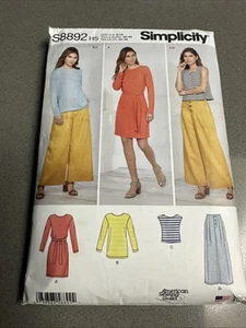 Simplicity S8892 Pattern Bottoms, Tops, Dress Size 6-14 H5 - Picture 1 of 4