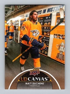 2021-22 Upper Deck UD Canvas #C314 Matt Duchene - Nashville Predators - Picture 1 of 3