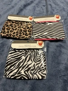 Cotton Polyester Protective Face Covering  Masks Reusable 3 Pack Animal Print 1A - Picture 1 of 9