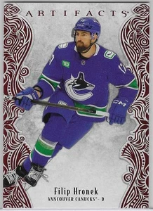 FILIP HRONEK 2025-26 UPPER DECK ARTIFACTS RUBY RED #/599 - Picture 1 of 2
