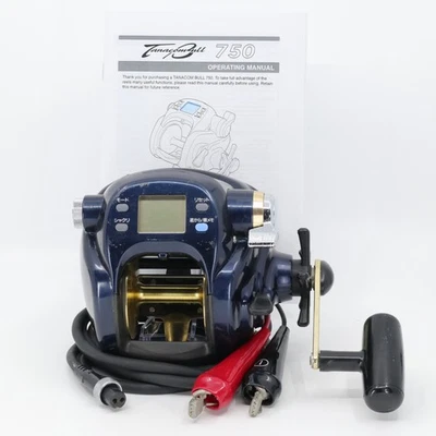 Daiwa Tanacom Bull 750 Auto Jigging Electric Reel w/EN Manual & Cable from JAPAN - Image 1 of 4