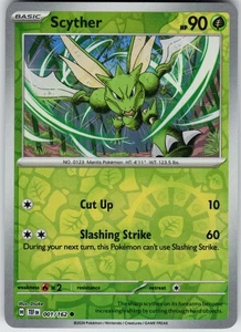 Pokemon Scyther 001/162 SV05: Temporal Forces NM Reverse Holo card - Picture 1 of 2